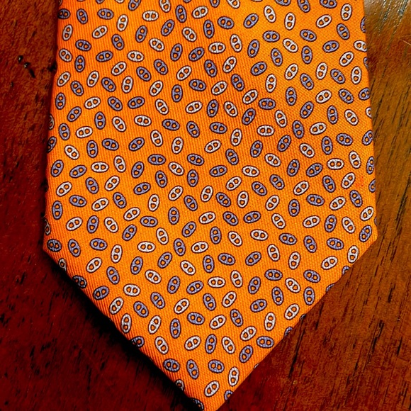 Hermès tie link motif tie - Picture 1 of 5
